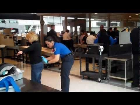 TSA Girl on Girl Pat Down Demonstration