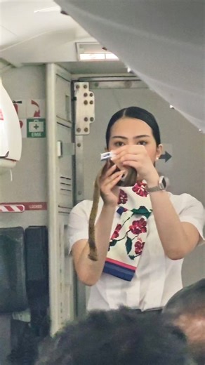 7.8K views · 48 reactions | Sample pre-flight safety demonstration by PAL Express (Philippine Airlines) #travel #airplane #PhilippineAirlines #vacation #summer | Happy and Busy Travels | Facebook