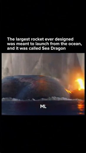 Largest rocket ever designed "The Sea Dragon"
