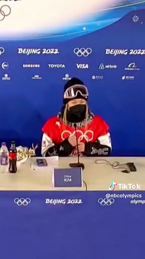 NBC Olympics & Paralympics (@nbcolympics) - For Chloe Kim’s birthday, we’re throwing it back to her legendary press conference after winning Olympic gold. #chloekim #snowboard #teamusa #winterolympics #snacks