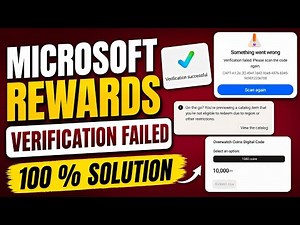 Microsoft Rewards Bing Verification FAILED | Please Scan The Code Again Fix | Overwatch Gift Card