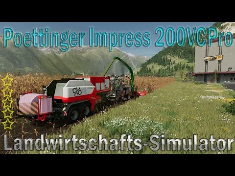 LS22 Modvorstellung - Poettinger Impress 200VCPro Multi Ballenpresse - Ls22 Mods
