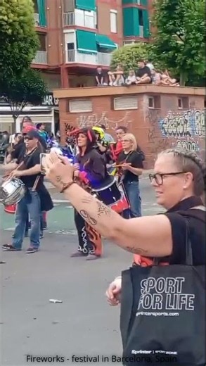 Barcelona Street Festival 🇪🇸 Amazing Spanish Tradition | Street Festival Spain | Barcelona Spain