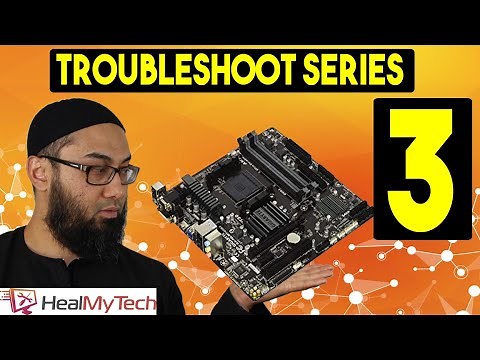 Troubleshoot A Motherboard - Pt 3 Dead PC Or Computer Turning On But No Display On Monitor