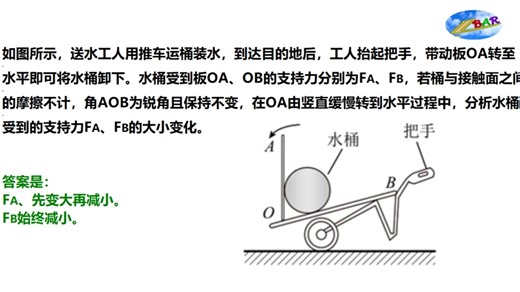 L-BAR:（动态分析）卸载水桶正弦定理法