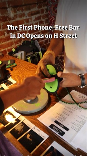 Washingtonian on Instagram: "Rock Harper transforms Hill Prince on H Street into Hush Harbor, a fully offline bar. 📵 🔗: Link in bio for more."