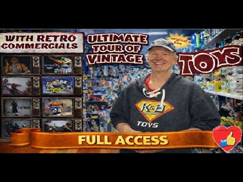 Ultimate Tour of Vintage Toys! FULL ACCESS Toy Store Tour + Retro Commercials #toys #vintage #tour