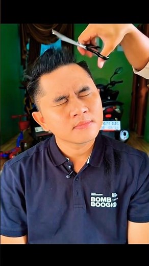 ayah potong rambut...