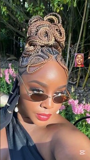 Flawless African ponytail braids hairstyles