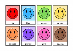 Color Flashcards for Kids – Toddler Learning Activity – Educational Preschool Colors Chart - Etsy Canada