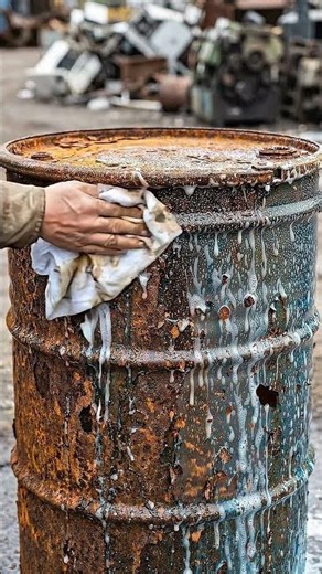 This rust removal method is too satisfying #beforeandafter #shorts