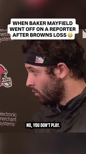 Baker Mayfield Walked Off After This Reporter’s Question 😳