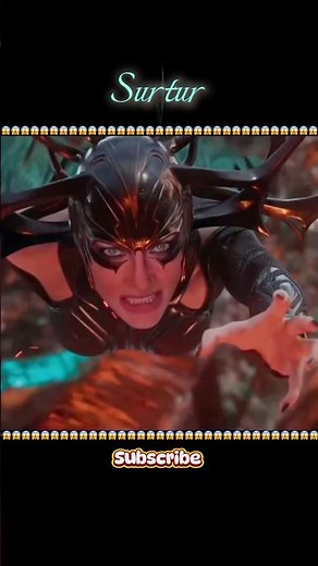 surtur's fiery destruction thor ragnarok full movie explained in hindi #shorts #marvel