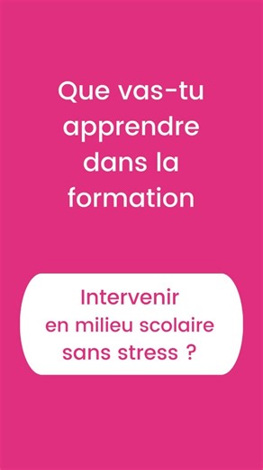 📣Voici le programme de la formation "Intervenir en milieu scolaire sans stress" qui démarre bientôt ! MODULE 1 : 🔹Oser démarcher les écoles - Comment fonctionne l'institution scolaire ? - Comment démarcher les écoles ? - Combien facturer ? MODULE 2 : 🔹Créer un projet d'intervention cohérent avec les programmes scolaires - Se repérer dans les programmes scolaires - Rédiger un programme - Trame d'une intervention sur une période MODULE 3 : 🔹Adapter la sophrologie aux enfants - Les besoins des 