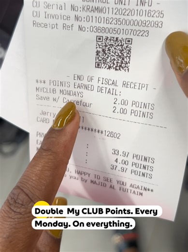 Mondays just hit different when you're a My CLUB member. ​ ​ Every Monday at Carrefour, your points double when you shop no minimum spend, no exceptions. Just scan your Carrefour app at check our and watch your rewards grow twice as fast.​ ​ #CarrefourKenya #MyClubMonday