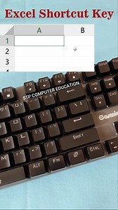 Excel Shortcut Key of Date and Time #excel #shortcut #exceltricks #laptop #computer #viral #reels #shorts | STP Computer Education