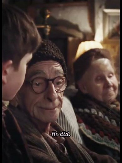 Grandma is in her own world | Charlie and the Chocolate Factory 2005 #funny