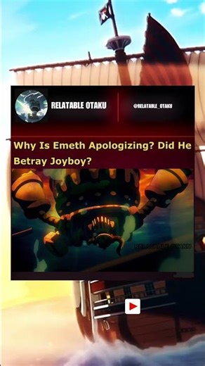 Why Is Emeth Apologizing? Did He Betray Joyboy? | #onepiece #joyboy #emet #voidcentury #shorts