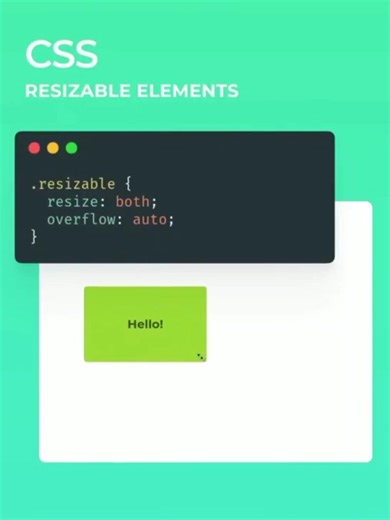 🌀 Resizable Elements #css #javascript #html #animation #minmax #how #tutorial #overflow #responsive