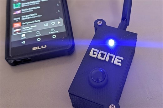Cómo funciona Pocket Gone, el dispositivo que bloquea parlantes Bluetooth
