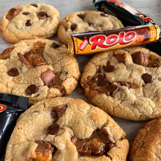 559K views · 4.2K reactions | Rolo & Mars Bar Cookies  Thick, soft,...