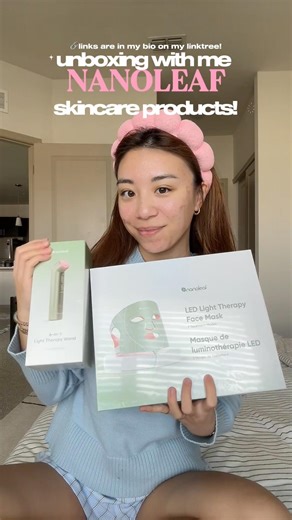 Unboxing Nanoleaf Skincare Products