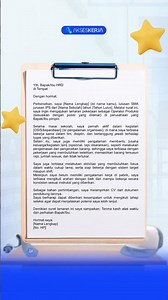 Surat Lamaran Kerja Lulusan SMA Tanpa Pengalaman (Template Siap Pakai)