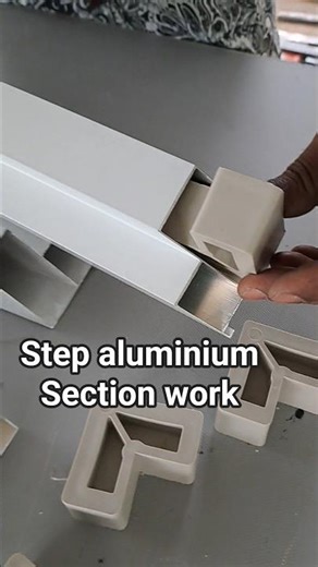 step aluminium section work #aluminium #wardrobe #shorts