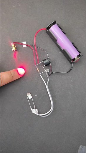 DIY Laser Security Alarm Using BC547 & LDR 🔥