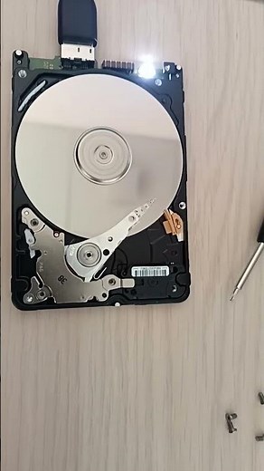 What inside and working #hdd #computer?