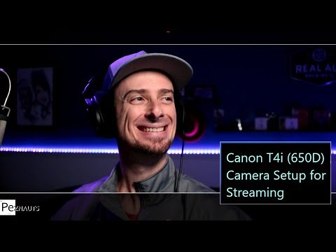 Canon EOS T4i (650D) - Setup, settings, and configuration for Live Streaming and Webcams via OBS