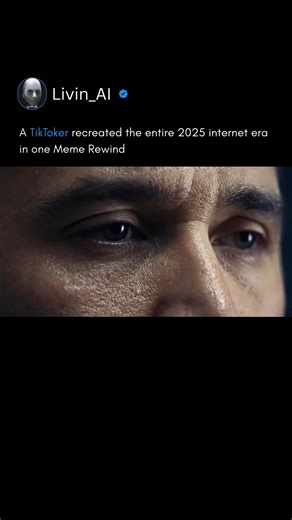 Livin_AI on Instagram: "A TikToker just dropped a cinematic 2025 Meme Rewind created using AI — capturing every viral moment, trend, and internet memory in one video. This is what happens when internet culture collides with next-level tech. Source: @top100_real (TikTok) Which meme defined your year? Comment below 👇 Follow @livin_ai for daily drops on AI, tech updates! #ai #memeculture #internet #futureofcontent #livin_ai"