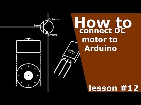 HOW TO CONNECT DC MOTOR TO ARDUINO USING TRANSISTOR | DIY | ARDUINO LESSONS
