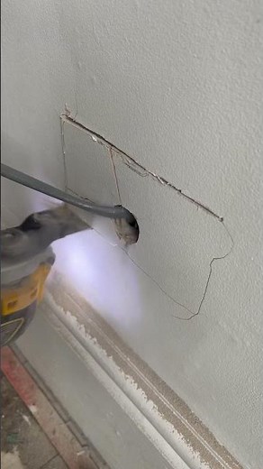 How to Fit a Dry Lining Box in a Stud Plasterboard or Dry Line #diy #electrical #door #tips #howto