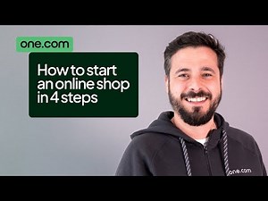 How to start an online shop in 4 steps - Ecommerce business for beginners