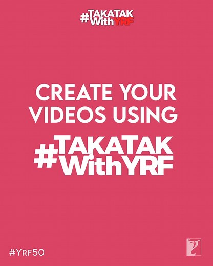Shifting the spotlight on you 👉 Participate NOW and create your videos on the MX TakaTak app using #TakaTakWithYRF and tag @yrf 'MX_TakaTak_Official'. | YRF - Yash Raj Films