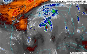 36K views · 499 reactions | A look at water vapor loop from Invest 91 this Wednesday AM. Kinda getting the subtropical feel as main convection fires away from center. NHC at 50% could develop as it treks towards upper FLA later today. www.spaghettimodels.com | Mike's Weather Page | Facebook