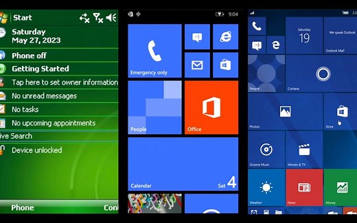 Windows Phone 主屏幕发展史
