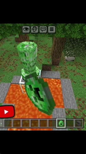 Minecraft 100 Creepers vs Anvil☠️ #minecraft #shorts