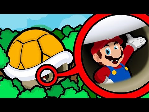 Super Mario but the Level is a GIANT SHELL!?