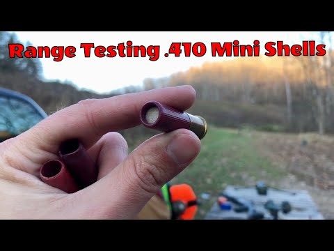 Function Testing 2” .410 Mini Shells In A Mossberg 500E 3/8 Ounce 7.5 Shot