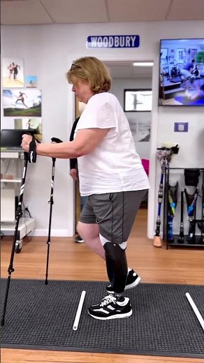 Janet a below knee prosthetic leg exercises for new amputees