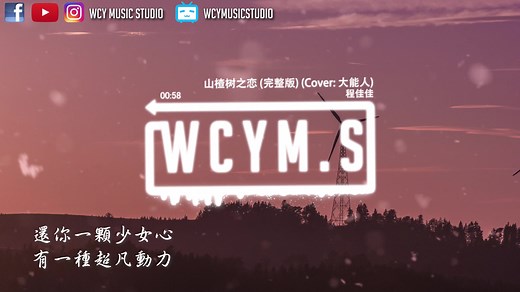 程佳佳 - 山楂树之恋 (完整版) (Cover: 大能人)【動態歌詞/Lyrics Video】