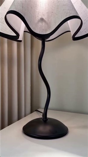 Modern Bedside Table Lamp 💡 Soft Light & Industrial Design