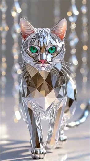 Crystal Cat Elegance