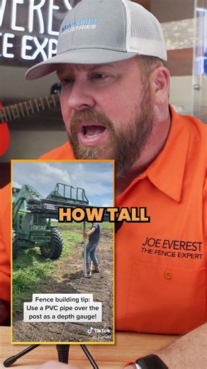 That's a Creative Way to Drive a Post! #shorts #fence #diy