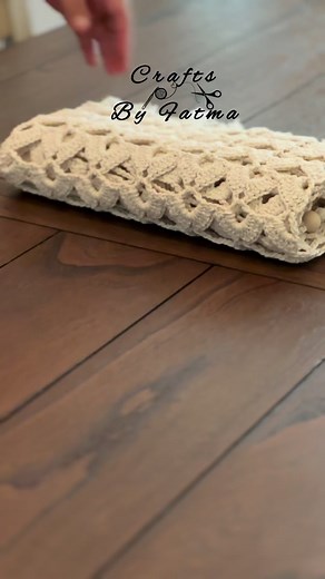 New YouTube video with many subtitles #crochet #tablerunner #dantel #masaörtüsü