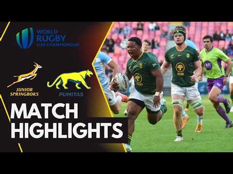 South Africa vs Argentina Full Highlights | 2026 Rugby Championship UNDER-20