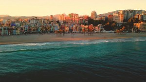 Drone Views of Villajoyosa: Colorful Coastal Charms on Spain’s Costa Blanca