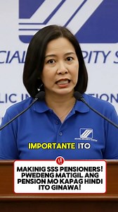304K views · 7.2K reactions | ⚠️SSS Pension Mo, Tatanggalin Kapag Hindi Ito Ginawa! #SSS #sss #senior #pension #fyp #fbreels | Pilipinas Issue | Facebook